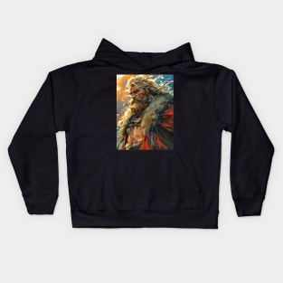 Saga of the Norse: Viking Exploration, Epic Tales, and Anime-Manga Heritage in Vinland Saga Art Kids Hoodie